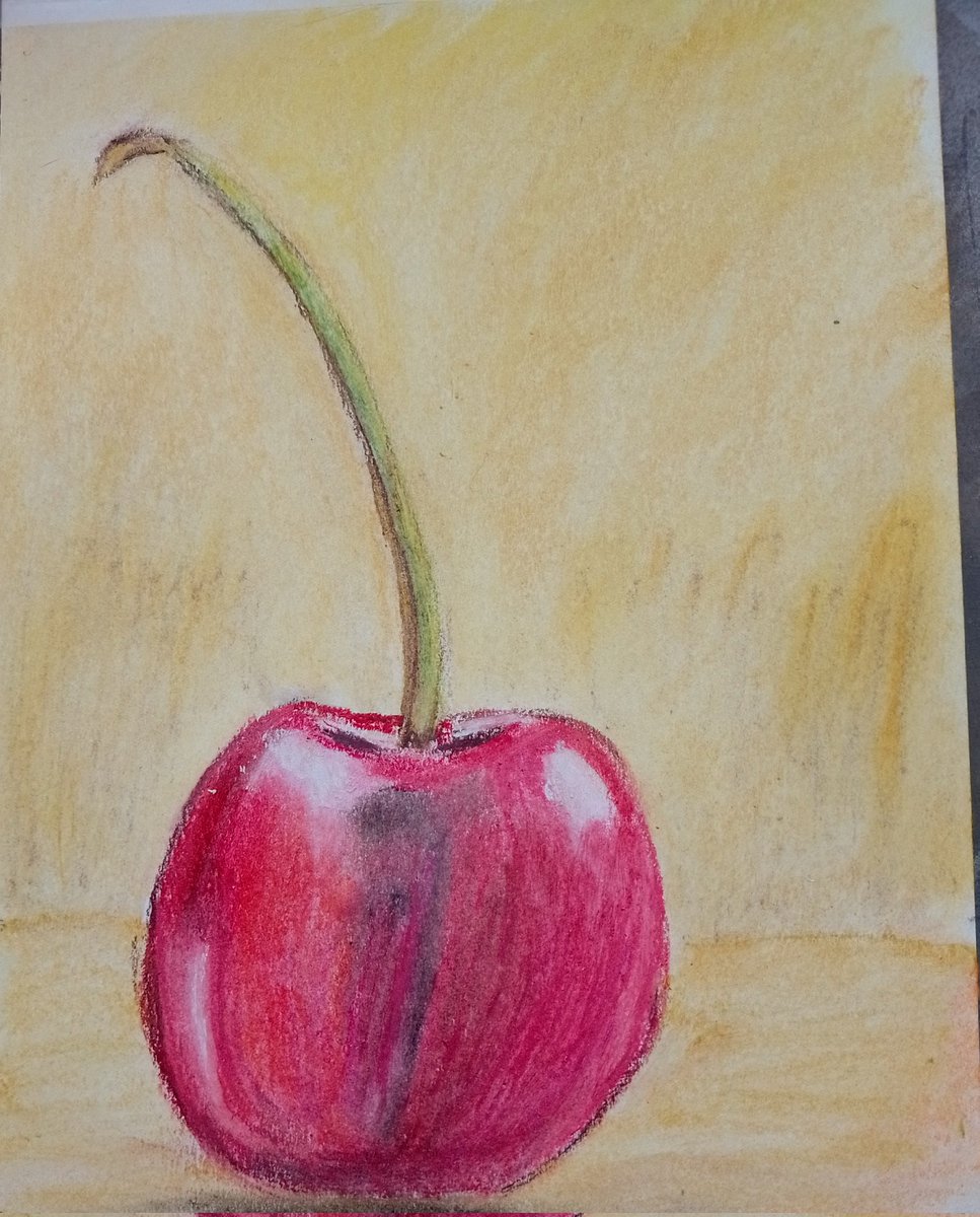 olmioh's tweet image. Una fresca y dulce cereza 🍒 #frutas  #фрукты