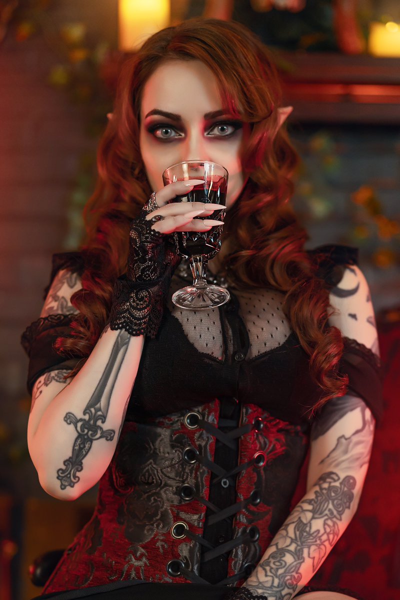 I get to larp as a vampire soon and I’m excited!