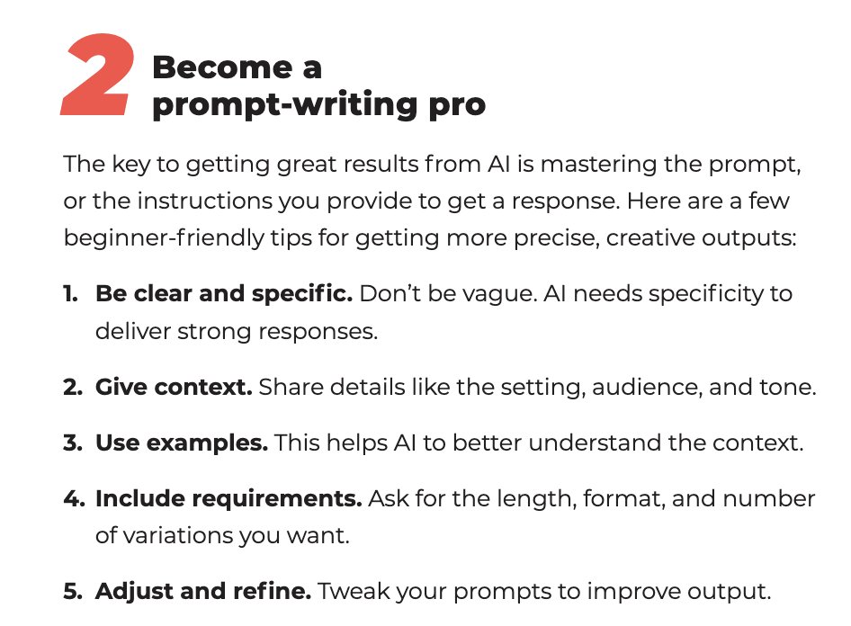 luismaram's tweet photo. 👀 La receta de @hootsuite para prompts... 🤖 #IA https://t.co/rD4H2LPnjb