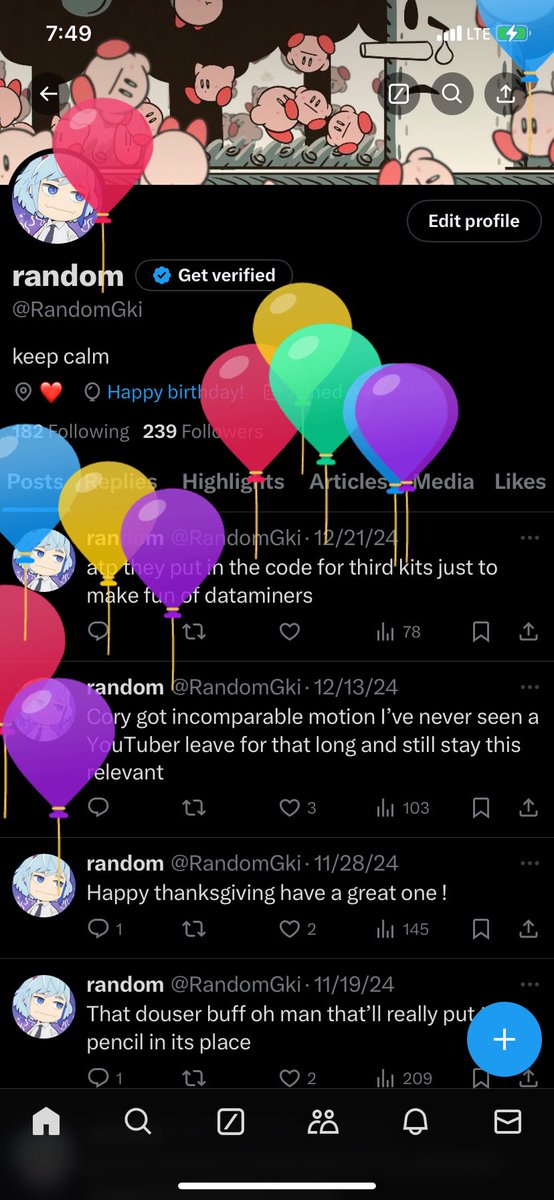 Another one glad to be here and a happy birthday to <a href="/tack_sami/">Tack_Sami</a> as well!