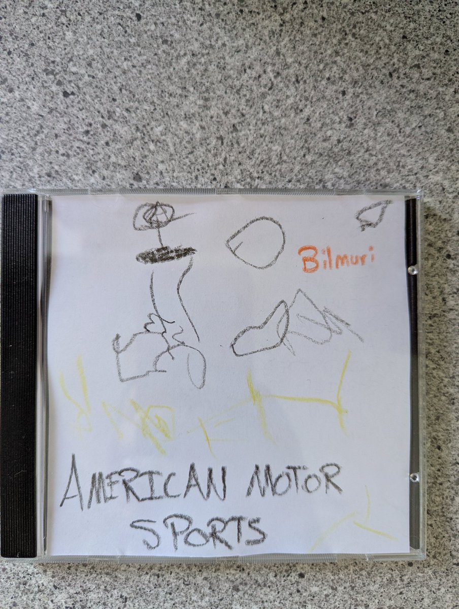 Gunner_Fan_13's tweet photo. I get CDs for stockings every year at Xmas. Couldn't find the new Bilmuri but knew the wife had to get that one. Bought the mp3 and burned the CD and my 3yo boy drew the album art. How'd he do? Lol @BilmuriTweets @SerOnionKnlght https://t.co/BfpAqw6VZB