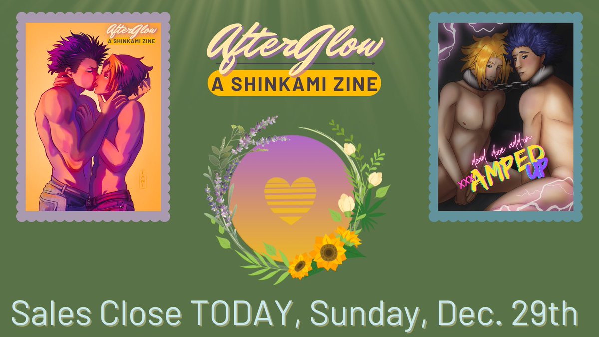 nsfwshinkami's tweet photo. ✨ SALES CLOSE TODAY ✨

Today is the LAST DAY to buy your bundles for our zine! Everything in our store is 30% off for the rest of the day, so make sure to take a peek and order yours today! https://t.co/zmnf66PGky