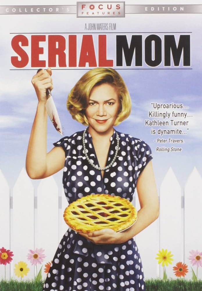 BuckleyMedia's tweet photo. Who else wants a Serial Mom 2? Imagine: @RealKTurner's family gathers for a chaotic reunion. Old habits die hard, and the "accidents" start happening again. But this time, Misty’s and Chip’s kids might be getting in on the fun, learning a thing or two from their  grandmother. 🔪 https://t.co/I3qMKqqshg