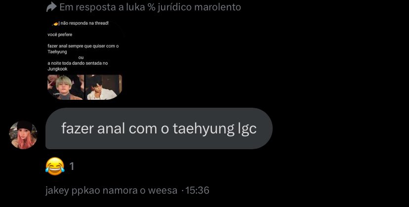 chokdivos's tweet photo. 🚨VÁRIOS EXPOSEDS! #JAKE revela querer anal com V do BTS e #IAN joga na mesa que #GIO escolheria a noite toda sentando no Jungkook. https://t.co/doiEgj3ahY