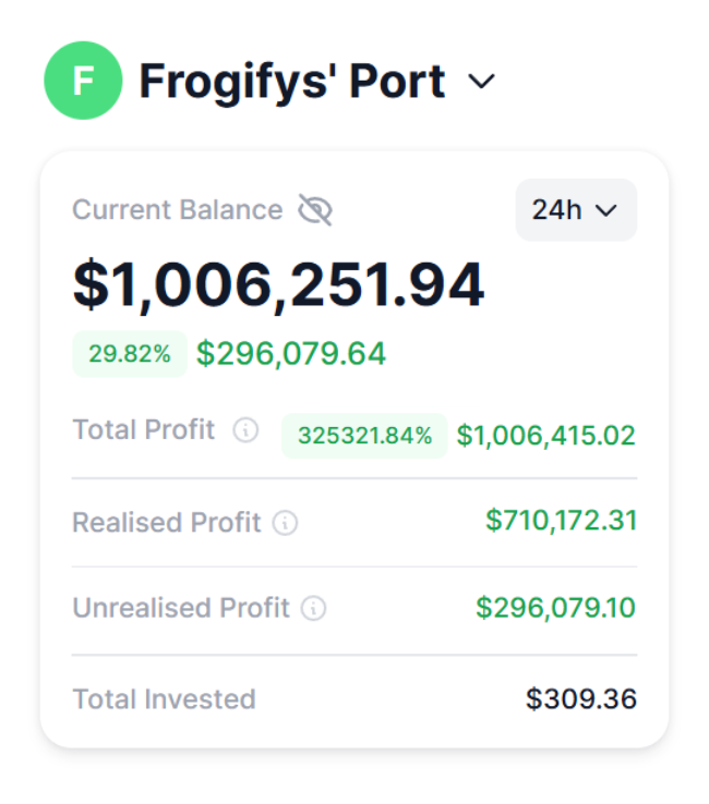 All I had 2 years ago is $300 bucks and a dream.

While watching at my $1M port, I wondered:

Basically ANYONE can repeat my steps at this point.

All it takes, is literally ONLY your will... 

Here's how you can repeat my story🧵⏬