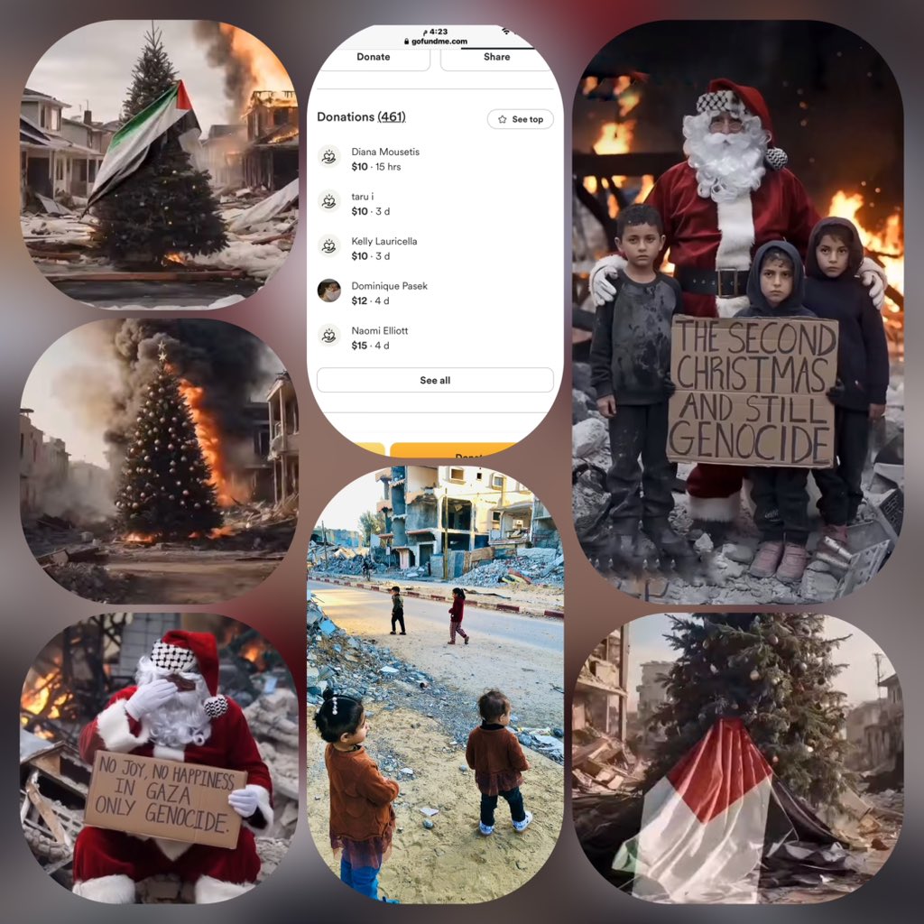 In Gaza, the New Year passes in silence amid destruction, no one celebrates and death is approaching, and two children dream of a safe sky💔💔

Donate even a little, maybe your giving will be the beginning of a new year full of hope for them🥺🥺

#Gaza 🔥

gofund.me/3c9122d8