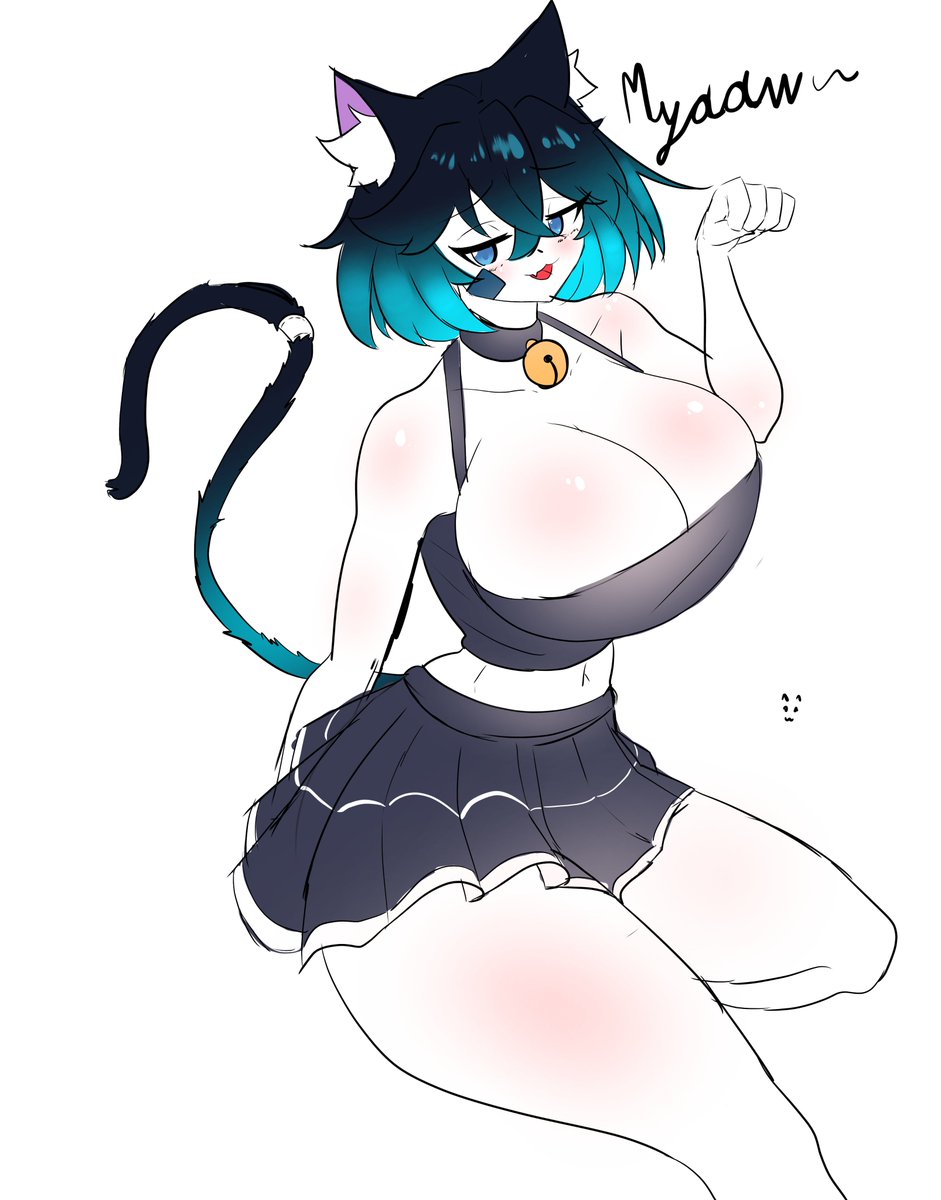 Fast neko sketch myaw!!

#anime #NEKOPARA #myaw #illustration #digital