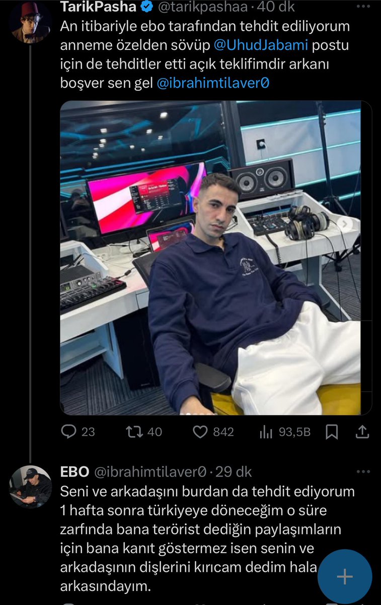 Ebo X hesabı üzerinden iftira almasınını üzerine iftira atan şahısa cevap verdi.
Siz ne düşünüyorsunuz?