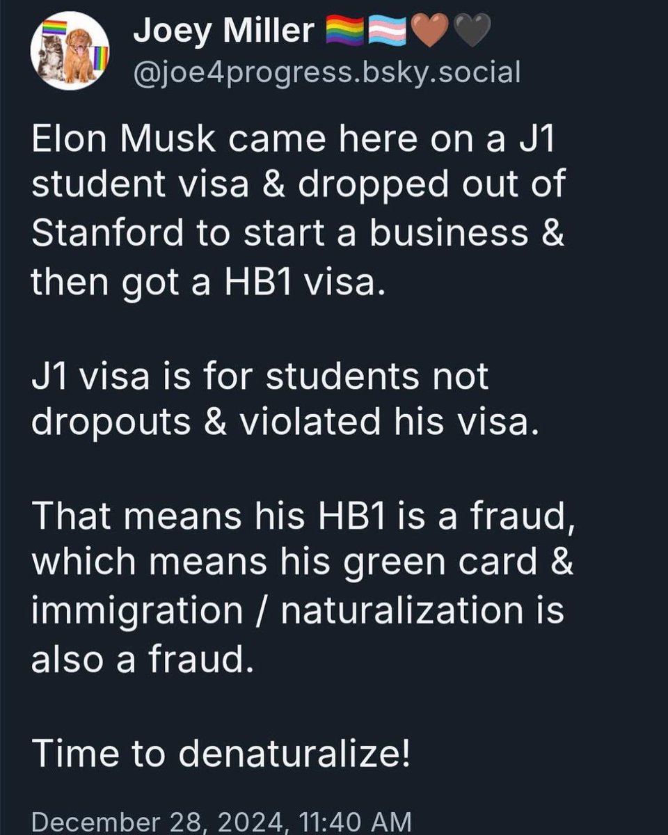 JamesTate121's tweet photo. Time to denaturalize Elon Musk. https://t.co/thTNb7Ffdx