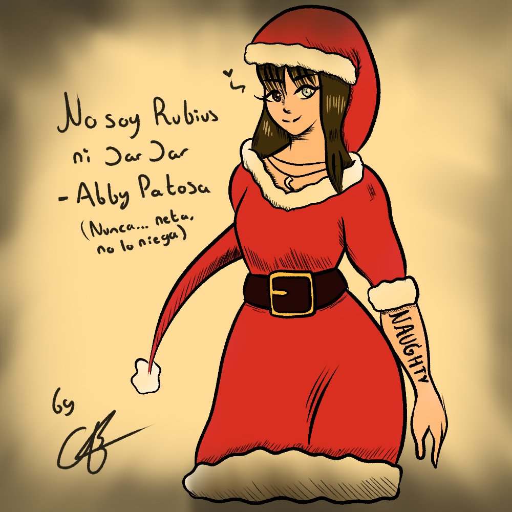 AxoloArt's tweet photo. Al menos tuve la chance de ver el stream especial de navidad.. #NimuArt #fanart #Christmas PD. ya pasó navidad pero igual quise hacer el fanart... https://t.co/AetxleHOcU
