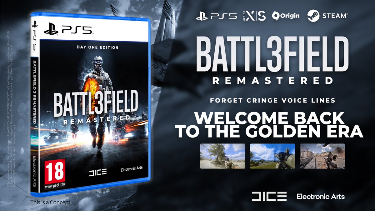 Sorry, I had a dream... #Battlefield (3)💙
