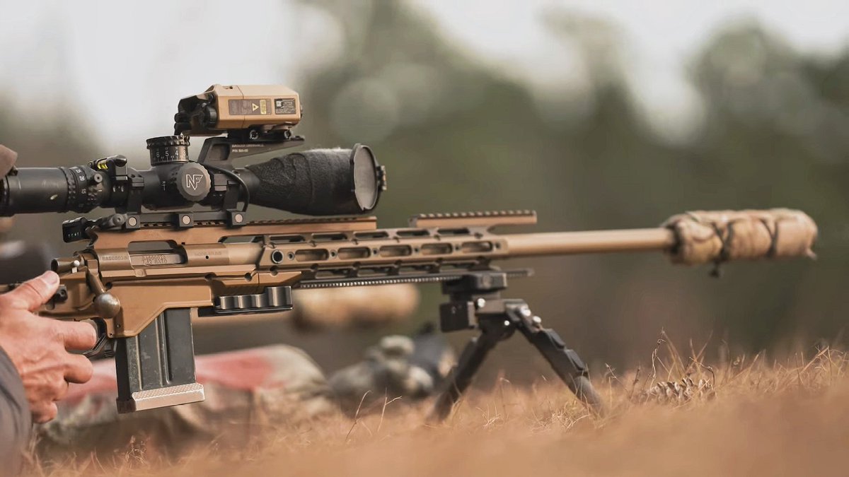 tacticalporn's tweet image. 🇺🇲CAG #Delta #JSOC #SMU

🚩Acción y cañón Surgeon montada sobre chasis de Remington RACS con:
-🎯NightForce ATACR de 7-35x56
- Montura NF X-Treme Duty
- Wilcox Raptar en rail Badger Ordnance
- Bipode MDT CKYE-POD
- Supresor AAC Titan-QD
- Condón térmico Armaggedon

Mucha…