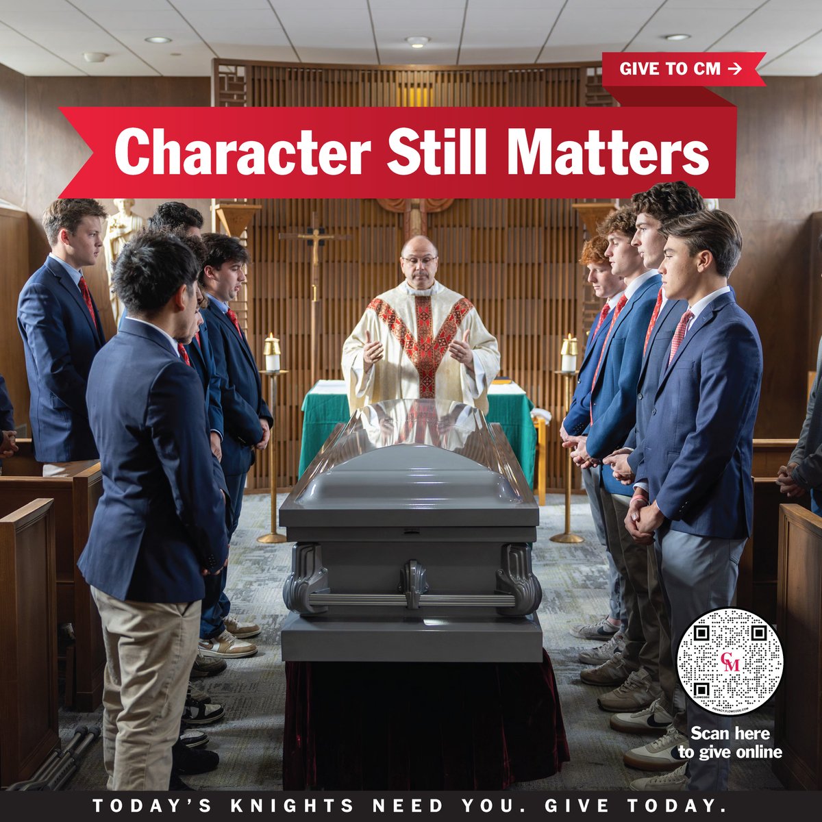 Dear CM Community,

This calendar year end, we ask you to consider CM once more and give to a school that lives out its mission educating and forming young men into leaders in their communities and beyond. Thank you and Happy 2025!

To give, click the link hubs.ly/Q030HvsZ0