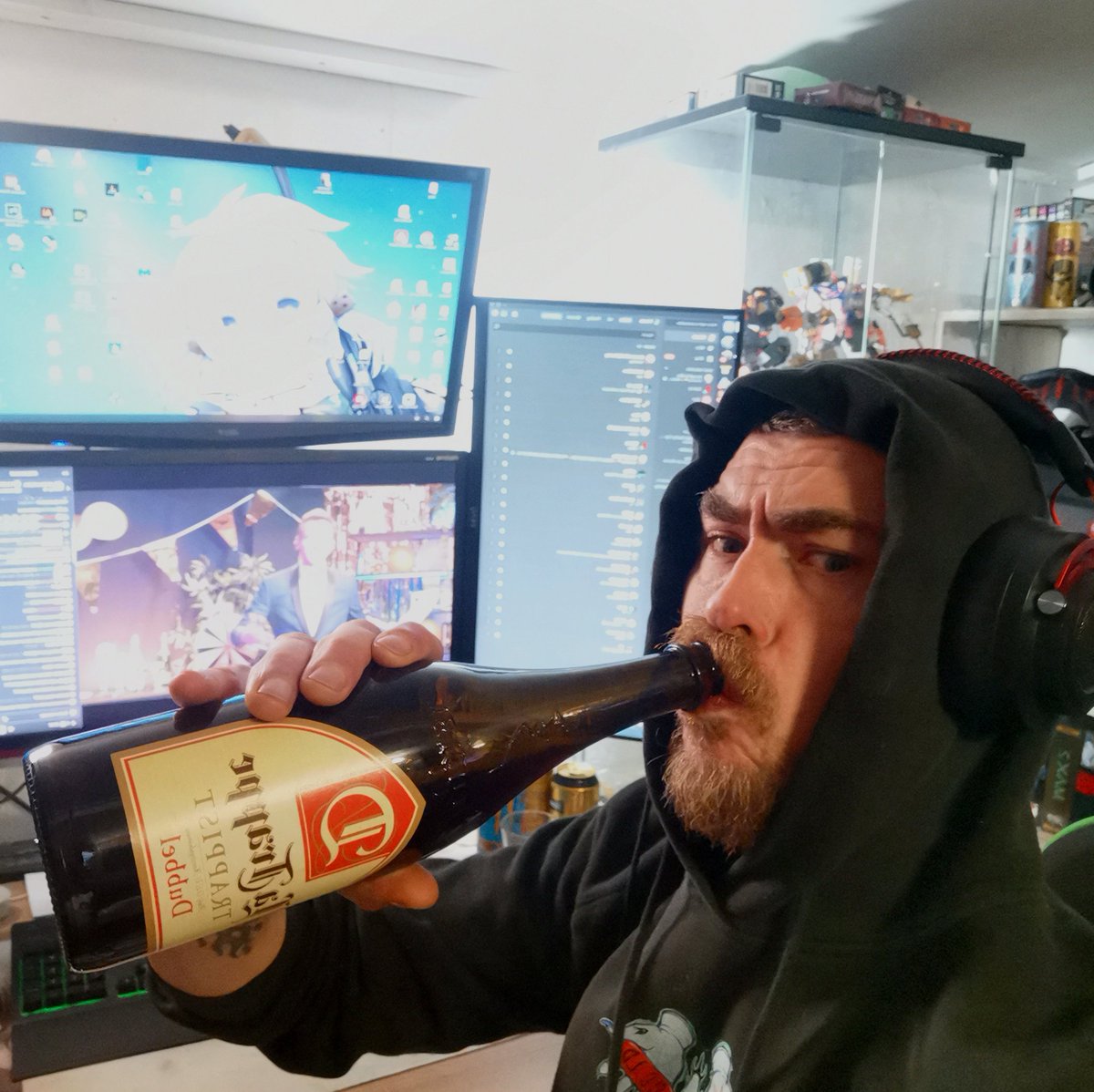 Ik tijdens de Faralley Faam Show.....