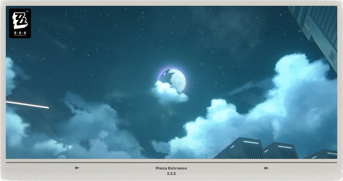 SpillTheTearal's tweet photo. Had no idea the moon in #ZenlessZoneZero was part… hollow? This looks dope as hell https://t.co/PpCfHgmNqv