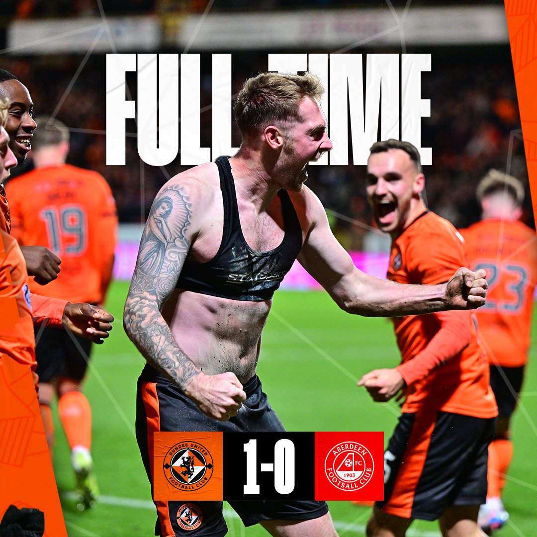dundeeunitedfc's tweet image. GET IN THERE! 

Three big points to end the year 🎇 

🍊 1️⃣-0️⃣ ⚪️  | #UTDABE | #DUFC