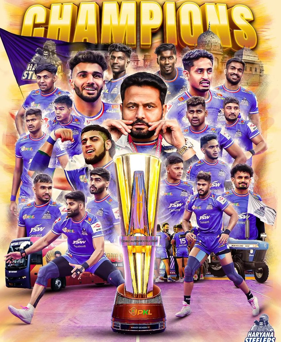 PunitParma91022's tweet photo. #HaryanaSteelers #INDvsAUS #HaryanaSteelersvsPatnaPirates #TestCricket #बिहारसरकार 
देशा में देश यो भारत,भारत में हरियाणा 🚩जीत की कट्टा भर क भदाई HR steelers न 
छाती चौड़ी होगी कतई आज तो। जीत के इस मौके प एक ए बात कहना च��ऊ गा दूध दही का खाना ईसा है म्हारा हरियाणा 🚩 जय श्री राम https://t.co/B7nhLvRTVf