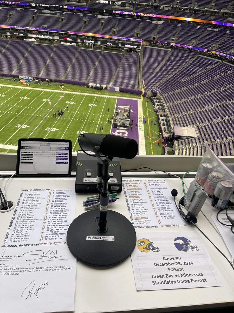 Today a historic, potentially monumental game. No trash talk, no prognostication, no stones thrown at neighbors across border who will show up here. Only heartfelt gratitude to my MN <a href="/Vikings/">Minnesota Vikings</a> for allowing me the thrill of being here for this!🫶🏼 #JustOnceBeforeIdie #Skol