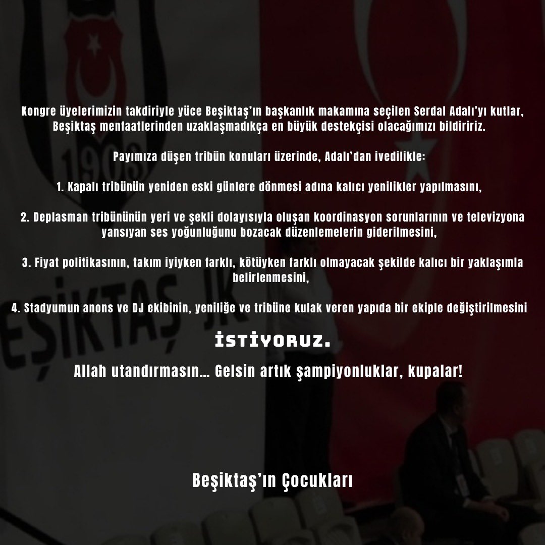 BEŞİKTAŞ İYİYSE, BİZ DE İYİYİZ! #çArşı