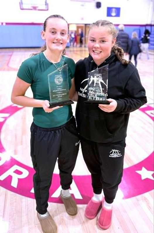 Congratulations to NMHS Women's Varsity Basketball team's 2nd place finish at the 19th Annual Greater Danbury Holiday Tip-Off Classic! Special shoutout co-captains Megan Bohrman and Cienna McNamara for earning All-Tournament Team honors! 
GO GREENWAVE!  #NewMilfordCT <a href="/NMHS_CT/">New Milford High, CT</a>