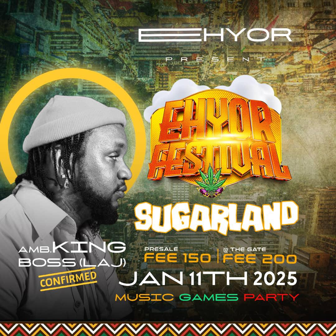 King Boss LA and Kao Denero, they will be performing at the Ehyor Beach Festival 2025...

January 11th right at the sugar Land Beach 

Grab your ticket 🎟️ now NLE 150 But if you late you're going to pay 200 at the gate

Please follow for more information 👇🏽