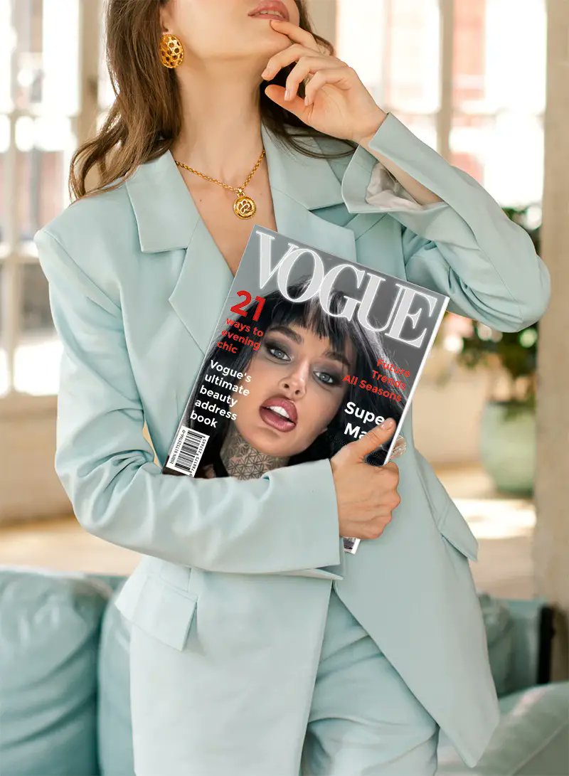 ImNamedJames's tweet photo. @mistress_mika_ Mika's face has so much beauty, even Vogue Magazine wanted to put her on the cover, for all the world to see. 👑#Covergirl #ImAModel #ModelMika https://t.co/I7H2VPjgqy