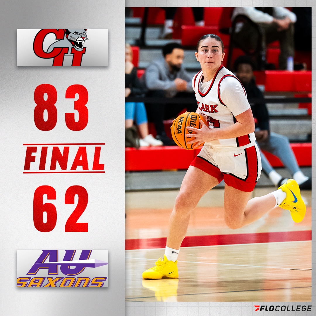Six in Double-Figures as Women's Basketball Tops Alfred, 83-62

Points: Faulise (18), Rios (15), Coleman (13), Drefs (11), Schatzabel (10), Antwi (10)

Rebounds: Faulise (9), Schatzabel (9)

Assists: Coleman (5)

📰 tinyurl.com/3rcttbvb

#RollCougs