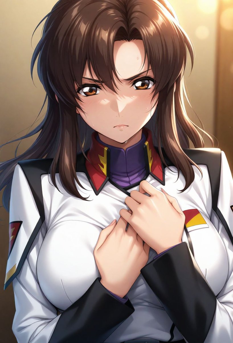 redwing099's tweet photo. ちょっと今までと違う感じでマリュー・ラミアス艦長 https://t.co/KspmhjFNW4