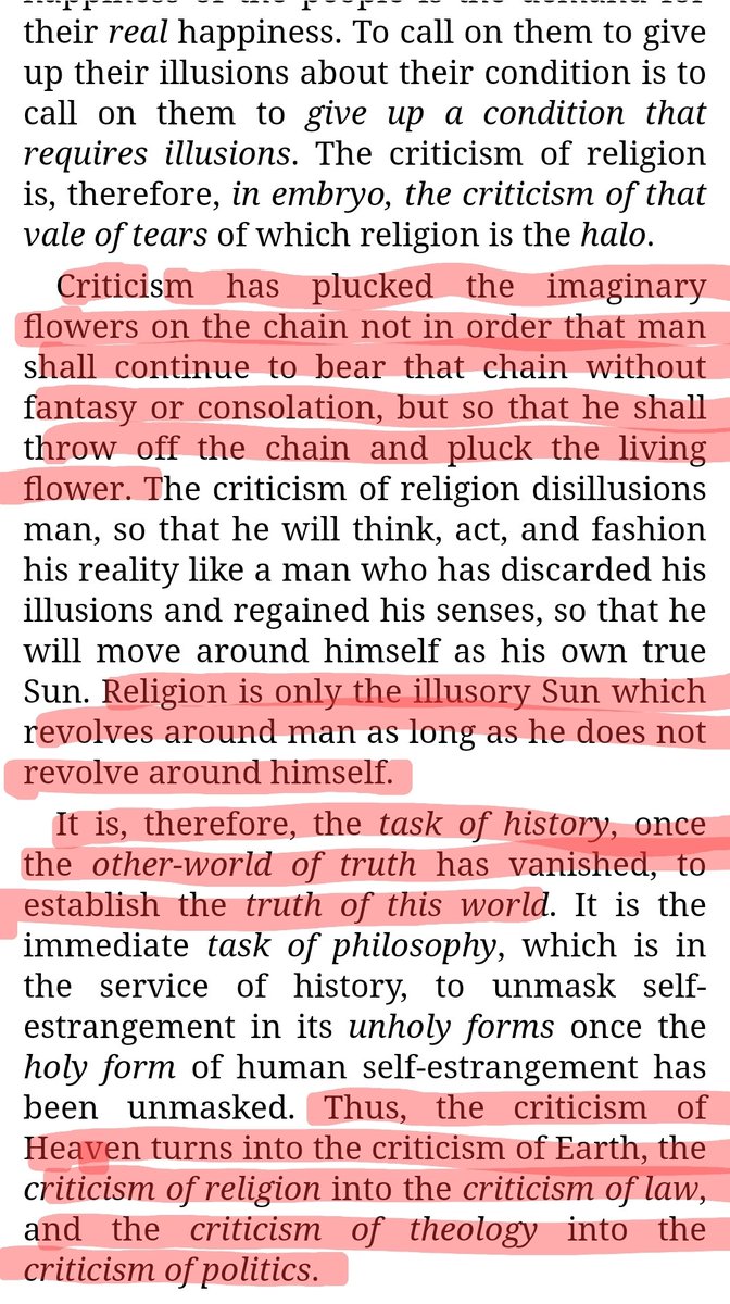 Gattungswesen25's tweet photo. Karl Marx on religion. https://t.co/cig6Q9ZH3R