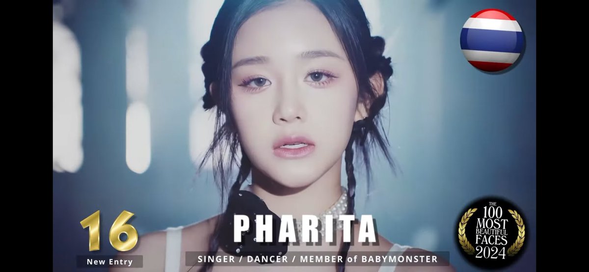ktrnerd's tweet photo. Why is no one talking about how she is on The 100 Most Beautiful Faces? Has the highest new entry, the only baemon to be on the list, and the highest among the 5th gen? https://t.co/slw913oF58