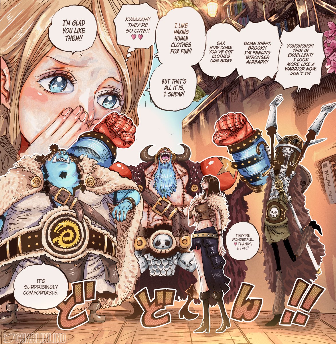 Charlinlin0's tweet photo. Elbaf Outfit’s 🤍

#ONEPIECE1135 
#حرق_ون_بيس https://t.co/jlKtLcldHt