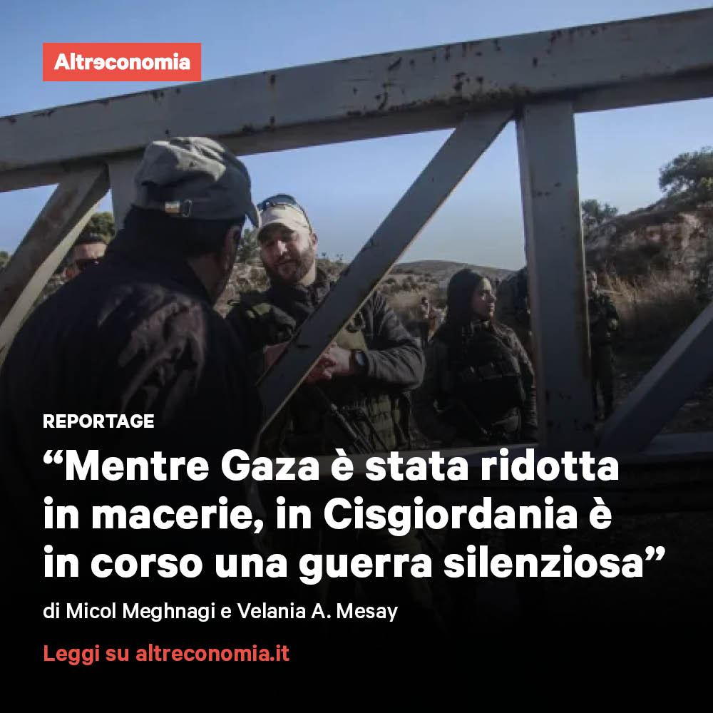 altreconomia's tweet photo. Intervista a Munther Amira, attivista nonviolento palestinese contro l’occupazione israeliana. È stato arrestato un anno fa per un post su Facebook e detenuto nel terribile carcere di Ofer, subendo torture fisiche e psicologiche

https://t.co/PCseXR2AZW https://t.co/JYE8qA44tw
