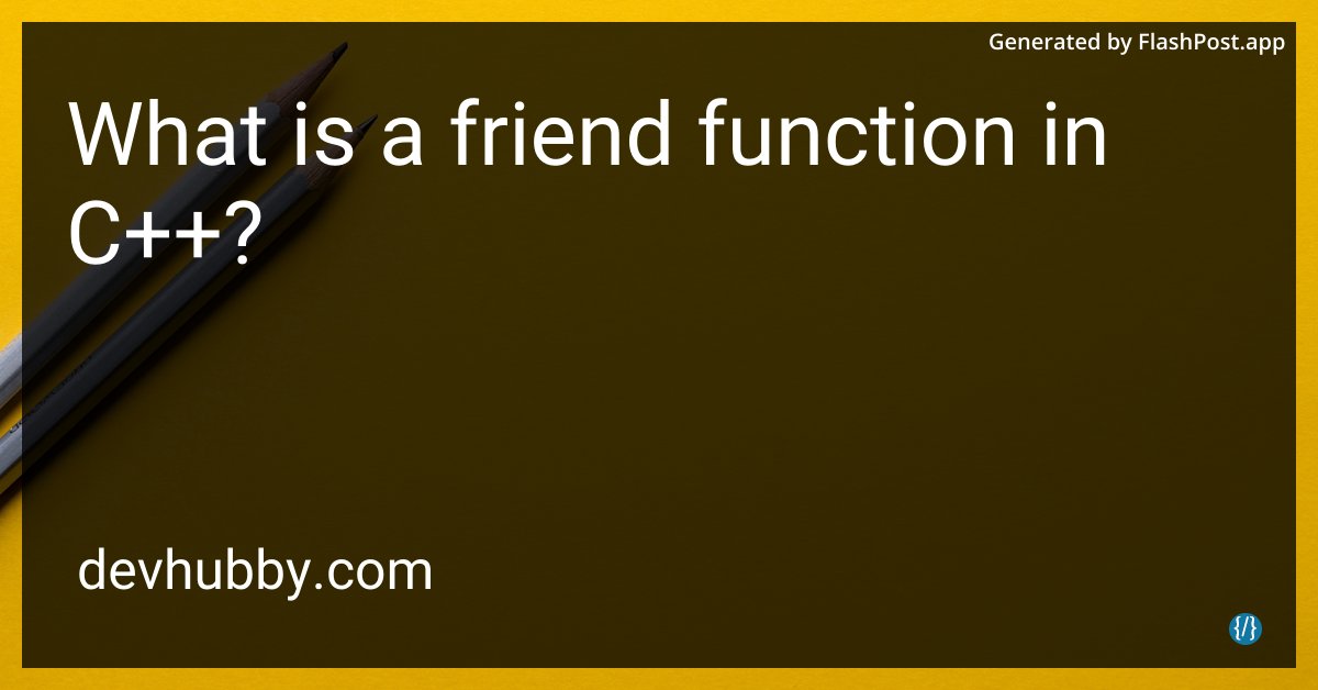 JordanKEurope's tweet image. Is a friend function in C++ always there to cheer you up with witty programming jokes?
Source: devhubby.com/thread/what-is…
#cplusplushelp #objectorientedprogramming #cplusplusknowledge #cplusplusguide #friend #beafriend