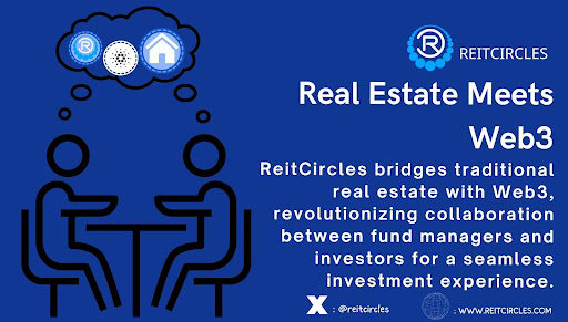 reitcircles's tweet image. Traditional real estate meets the future. 🌟
ReitCircles is on a mission to streamline how fund managers and investors collaborate, using Web3 technology to transform the investment landscape. #PropTechRevolution @Cardano @Mauricio_FPD @amw7 @adamKDean @SundaeSwap