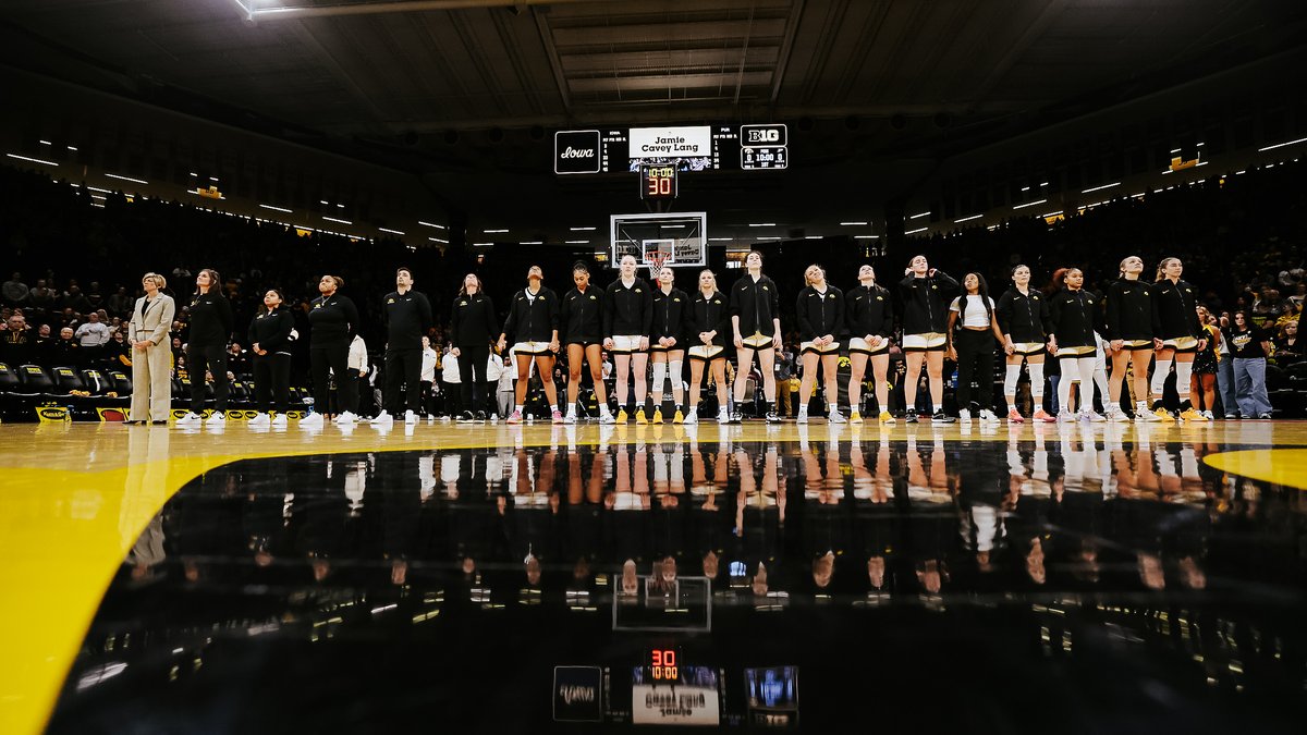 IowaWBB's tweet photo. For Jamie 🫶 https://t.co/xQvr3fqTni