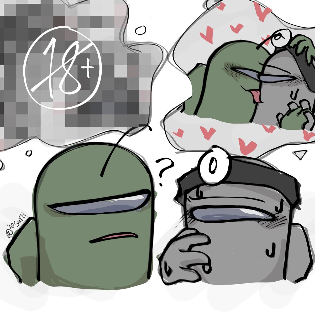 urlocalsur1i's tweet photo. What a ship dynamic
#AmongUs #Rodamrix #amongusart https://t.co/XSAbIVmw2J