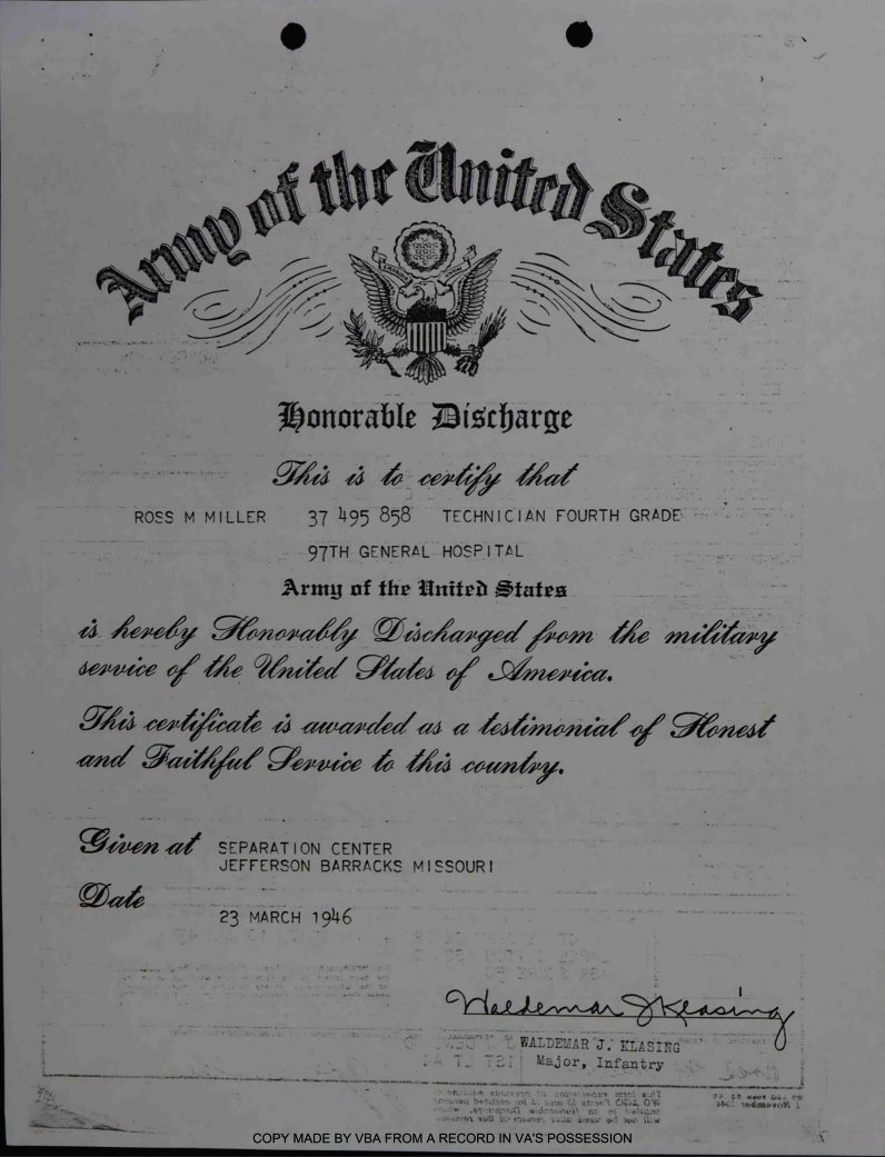 🌳Jarrett Ross🧬 (@geneavlogger) on Twitter photo Something you may find in a C-File - Discharge Records
This DD-214 Certificate is for the grandfather of <a href="/TastingHistory1/">Tasting History</a>. I was lucky to have <a href="/Alecferretti/">Alec Ferretti</a>
from <a href="/ReclaimTheRecs/">Reclaim The Records</a> send this FOIA request for me. Thanks to their team, EVERYONE CAN NOW REQUEST!
#Genealogy Something you may find in a C-File - Discharge Records
This DD-214 Certificate is for the grandfather of <a href="/TastingHistory1/">Tasting History</a>. I was lucky to have <a href="/Alecferretti/">Alec Ferretti</a>
from <a href="/ReclaimTheRecs/">Reclaim The Records</a> send this FOIA request for me. Thanks to their team, EVERYONE CAN NOW REQUEST!
#Genealogy