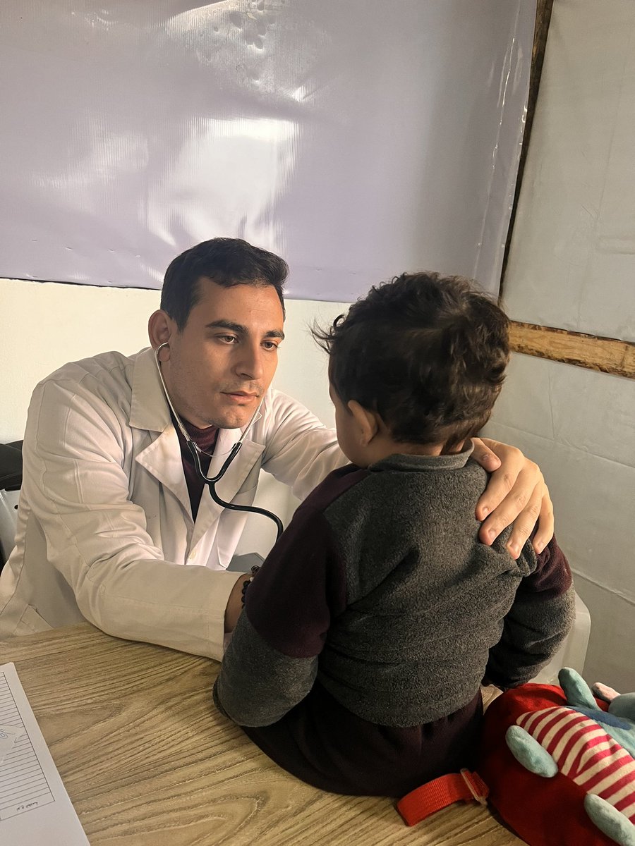The child in the photo is Adli Al-Asali, a one-year-and-three-month-old boy. His aunt brought him to the clinic, deeply concerned about his severe malnutrition, refusal to drink milk, and rapidly declining weight.

I asked if he had been breastfed or fed formula, and her answer