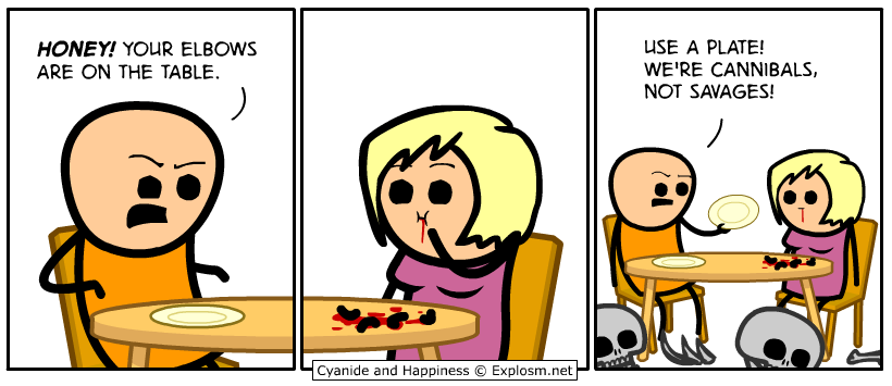 Explosm's tweet photo. Mind your manners https://t.co/5TSFF0KZig