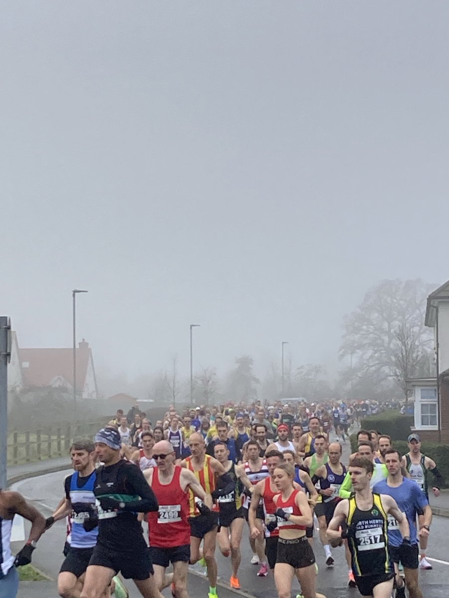 D_Wallace1714's tweet photo. Impressive numbers taking part in this years annual Buntingford 10 mile run. A misty and cold morning did not dampen their enthusiasm or commitment. Well done to all competitors and the many involved in the organisation.
#runforfun
⁦@BuntingfordTC⁩ https://t.co/n3xUjJP6Qr