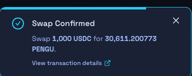 just a little more $PENGU