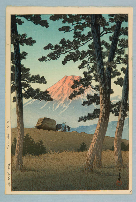 Dusk at Tagonoura Beach, from Selection of Views of the Tōkaidō, by Kawase Hasui, 1940