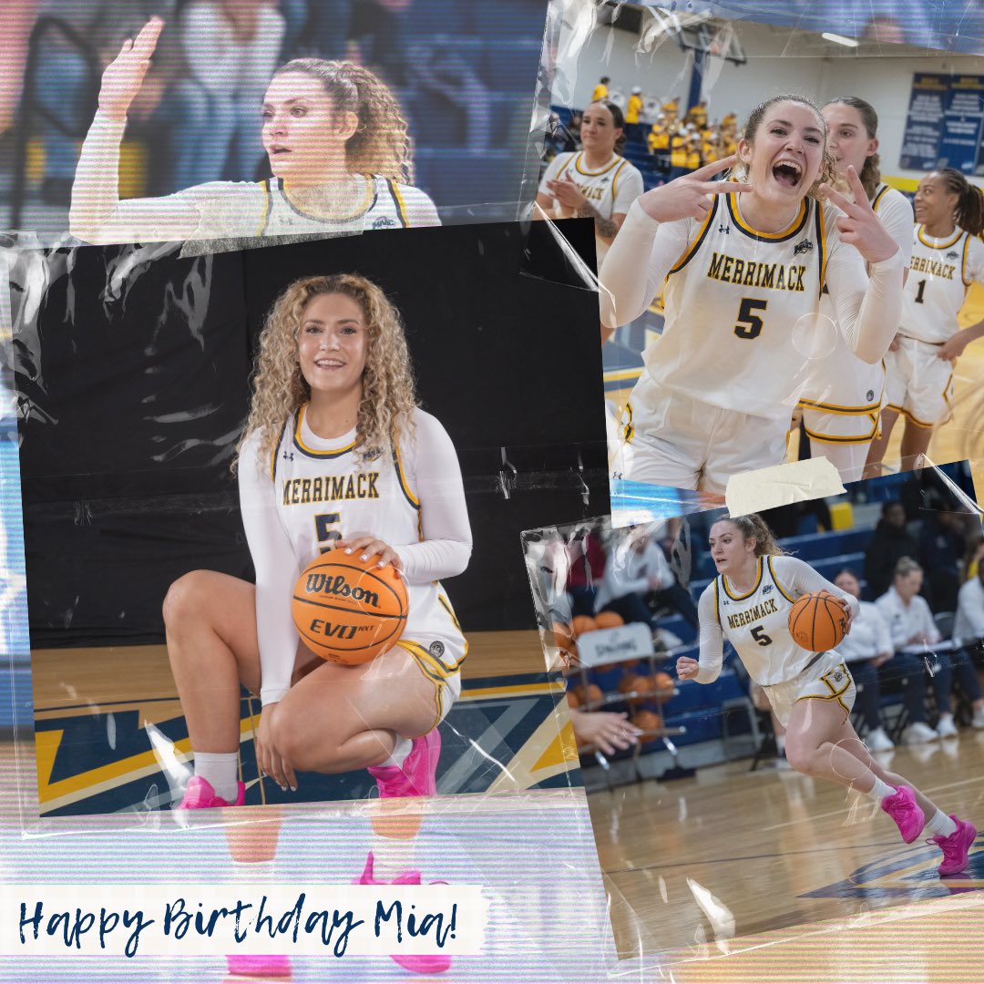Happy birthday to freshman guard, Mia Fiore 🎉 We hope you are having a great day Mia! 💛

#RollMack ⚔️