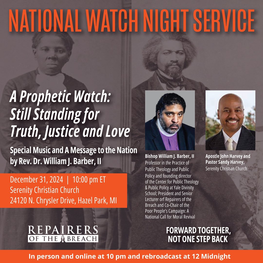 Make plans to join us for a Watch Night Service on New Years Eve.
