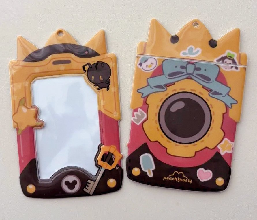 peachfrosty's tweet photo. Eek! My kh pocaholders are on their way to me 🥹💗 I want to show a peek bc they’re soo cutie https://t.co/0zPdh0Nw6x