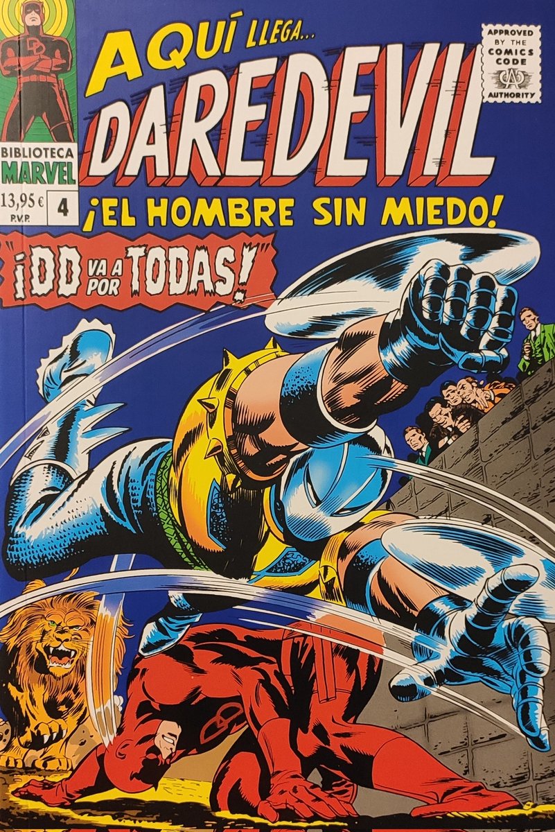 Chus190's tweet photo. 109. Daredevil (BM#4) 1966-67, de Lee, Romita y Colan.
Daredevil #19-24 USA. https://t.co/Zn1mLeBfED