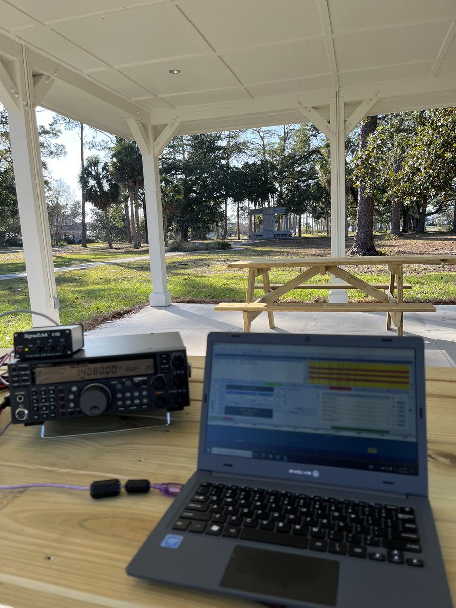 First activation in a long time!  It’s a beautiful sunny day at US-1849 (Constitution Convention Museum State Park) in Port St. Joe, FL.

#ParksOnTheAir #amateurradio #hamradio
