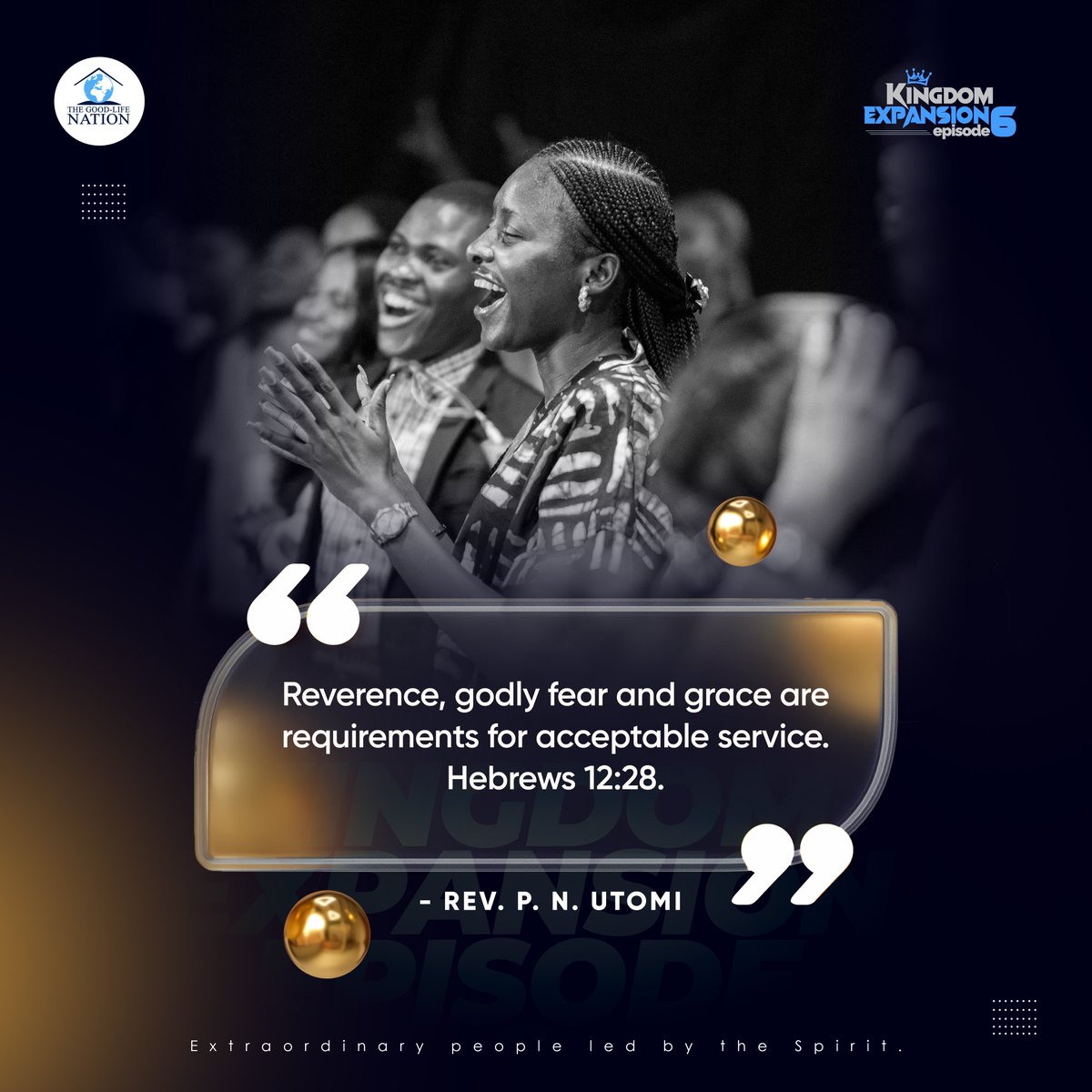 Hebrews 12:28
Reverence, godly fear and grace are requirements for acceptable service. -RPN

#RPN

#KingdomExpansion

Watch live, subscribe, like, and click 🔔