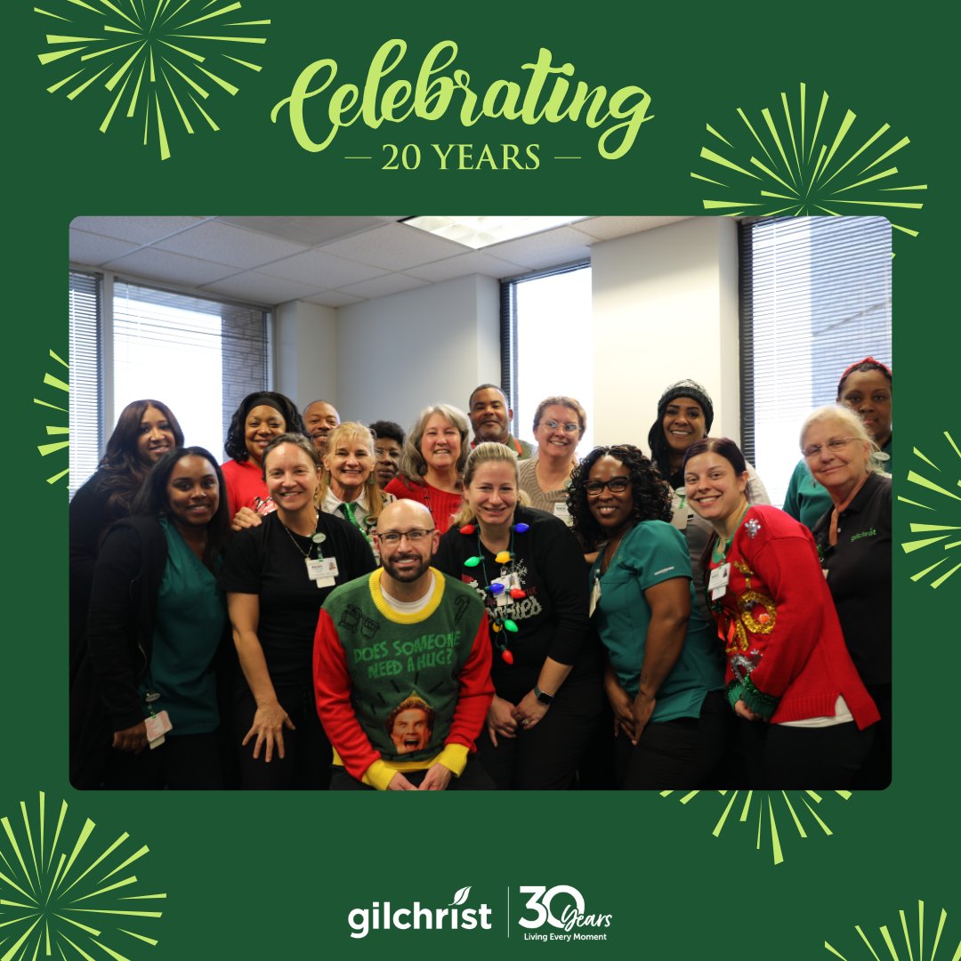 We are so excited to celebrate Christie on her 20-year anniversary with Gilchrist! Thank you for your continued hard work and commitment, Christie! 💚

#GilchristCares #Celebrate