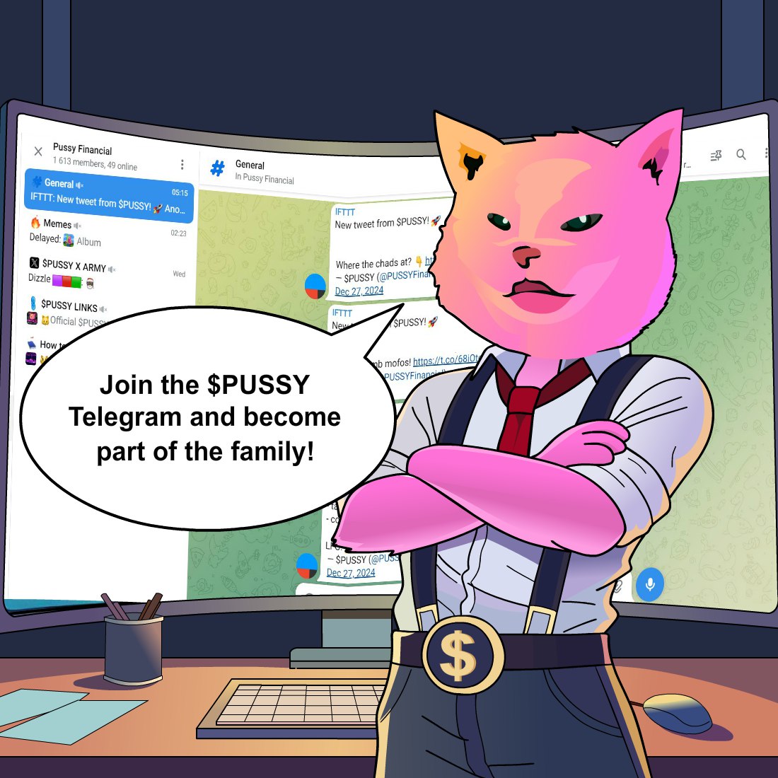 $PUSSY tweet media